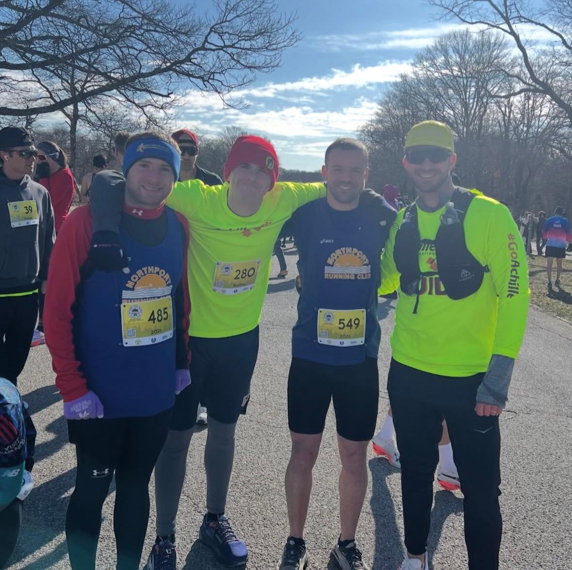 Bradley and Chris before the race